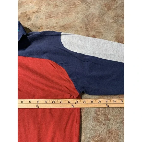 Vintage Boston Traders Sport Colorful Men's EUC Long Sleeve Collared Shirt Sz XL - Picture 4 of 9